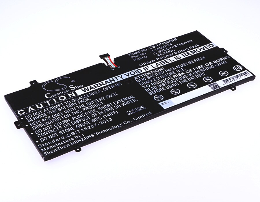 Batteri til bærbar PC for Lenovo Yoga 900, Yoga 4 Pro, YOGA900 og andre.