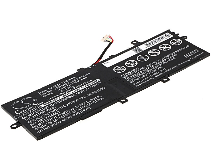 Batteri til bærbar PC for Lenovo ThinkPad Helix 2 og andre.