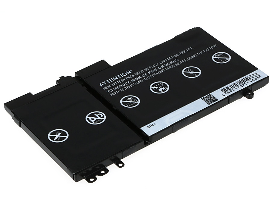 Batteri til bærbar PC for DELL Latitude 12 5000, Latitude 12 E5250 og andre.