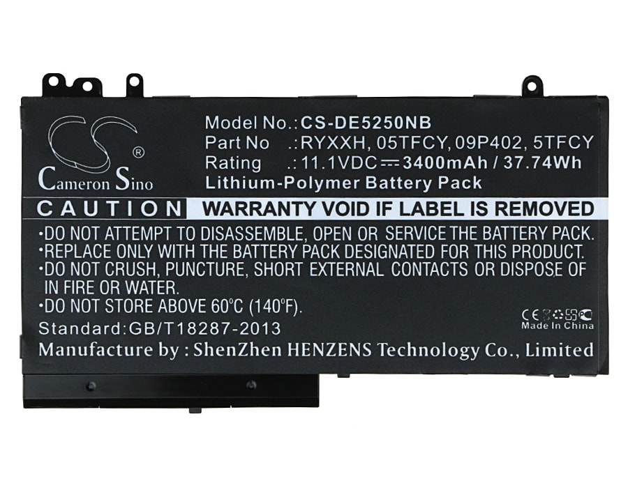 Batteri til bærbar PC for DELL Latitude 12 5000, Latitude 12 E5250 og andre.