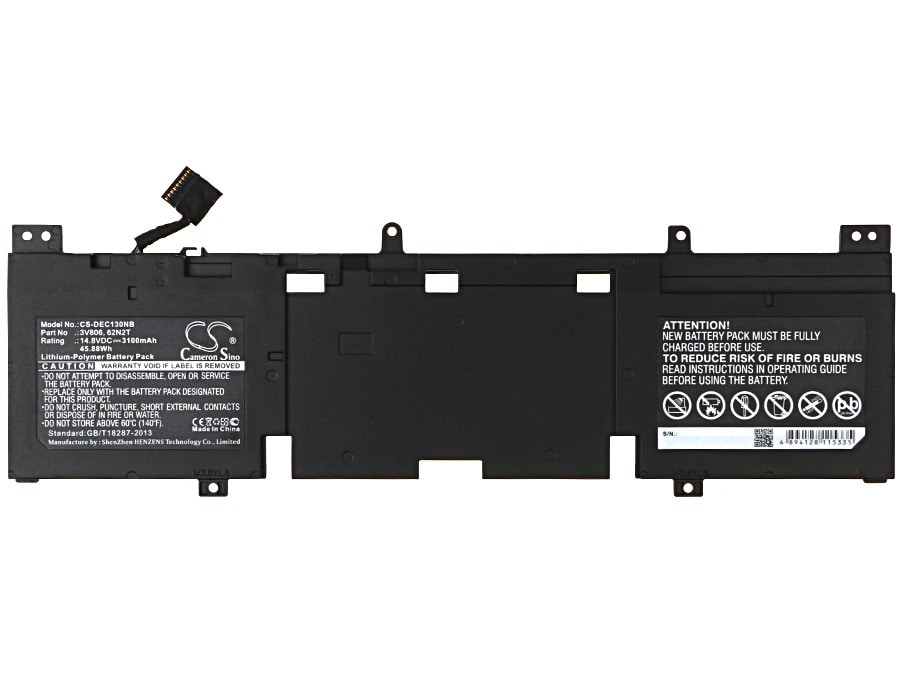 Batteri til bærbar PC for DELL Alienware ECHO 13, Alienware 13 og andre.