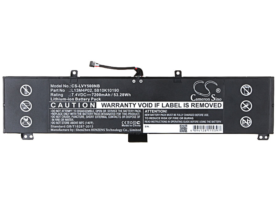 Batteri til bærbar PC for Lenovo Erazer Y50, Y50-70, Y50-70AM-IFI og andre.