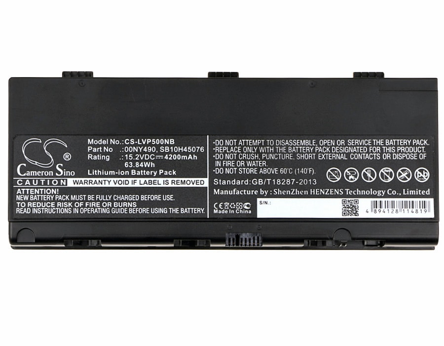 Batteri til bærbar PC for Lenovo ThinkPad P50 og andre.