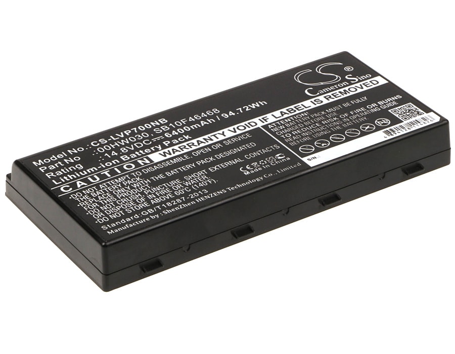 Batteri til bærbar PC for Lenovo ThinkPad P70 og andre.