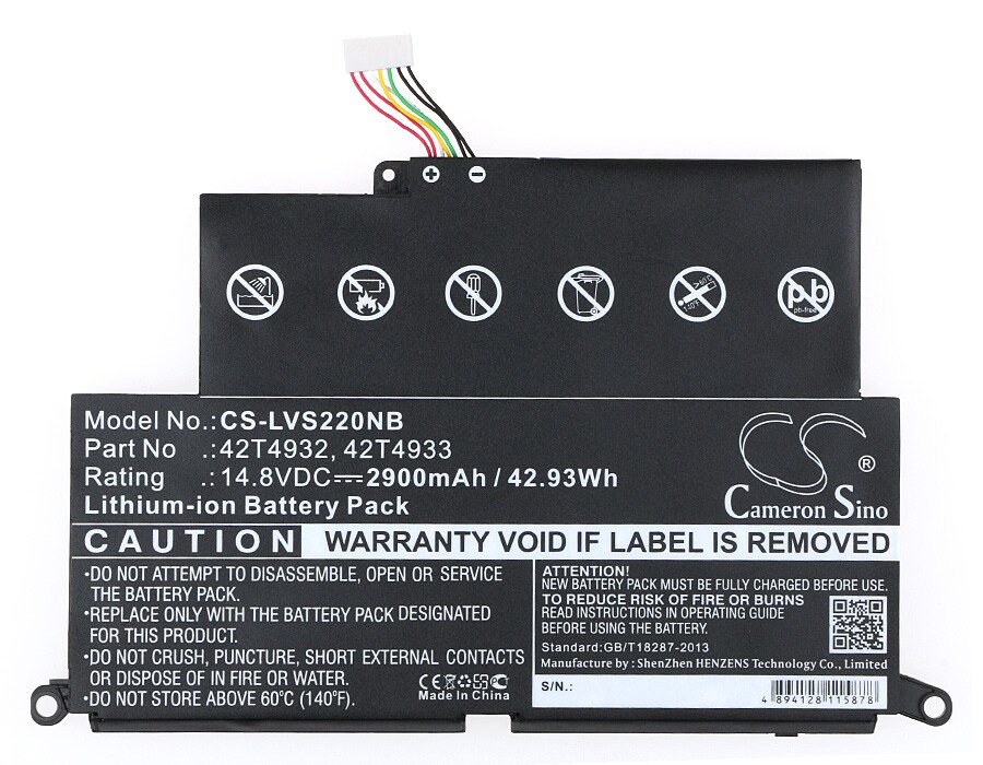 Batteri til bærbar PC for Lenovo Thinkpad Edge E220s, ThinkPad Edge E420S