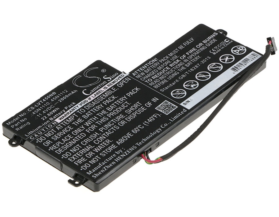Batteri til bærbar PC for Lenovo ThinkPad T450, Thinkpad T440 og andre.
