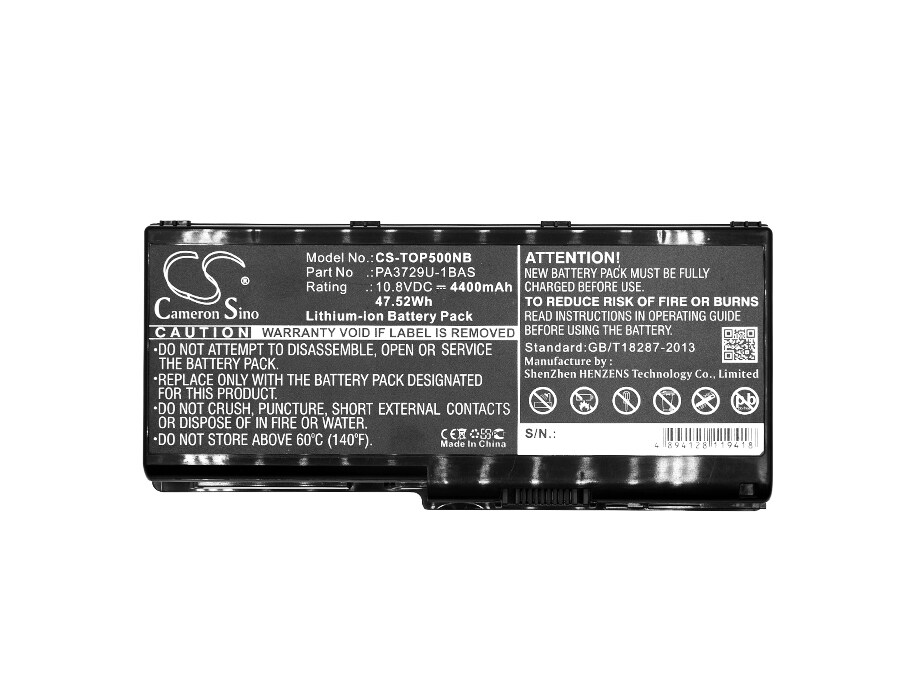 Batteri til bærbar PC for Toshiba Dynabook Qosmio GXW/70LW, Qosmio 90LW og andre.