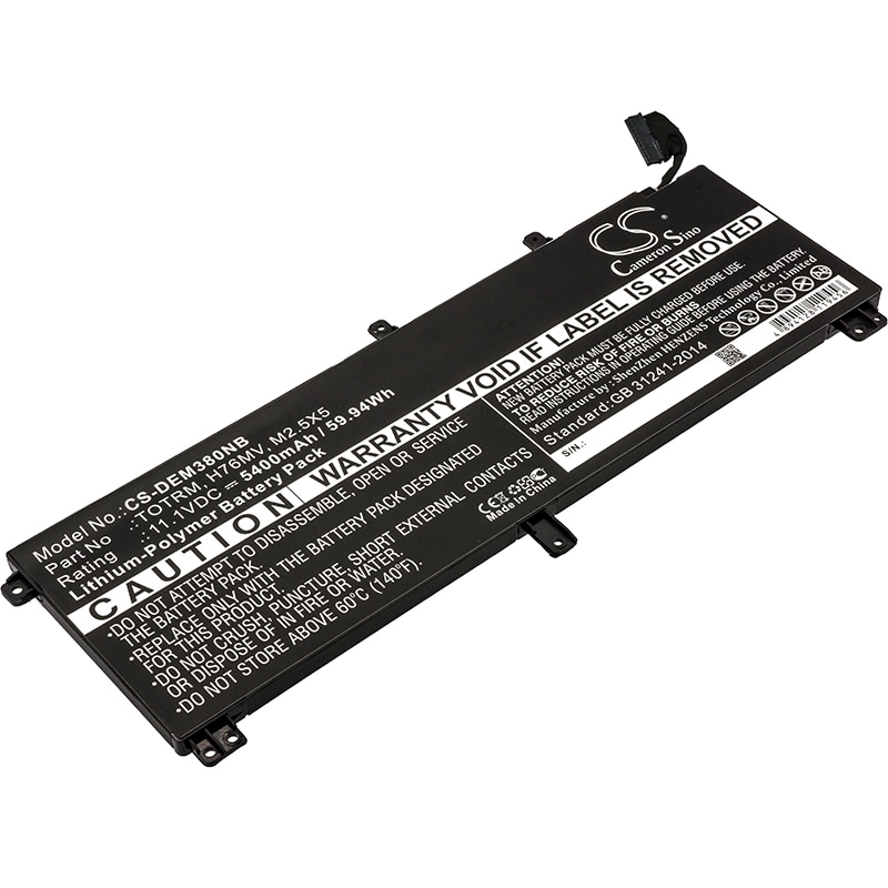 Batteri til bærbar PC for DELL Precision M3800, XPS 15 9530, XPS 15D-9728T og andre.