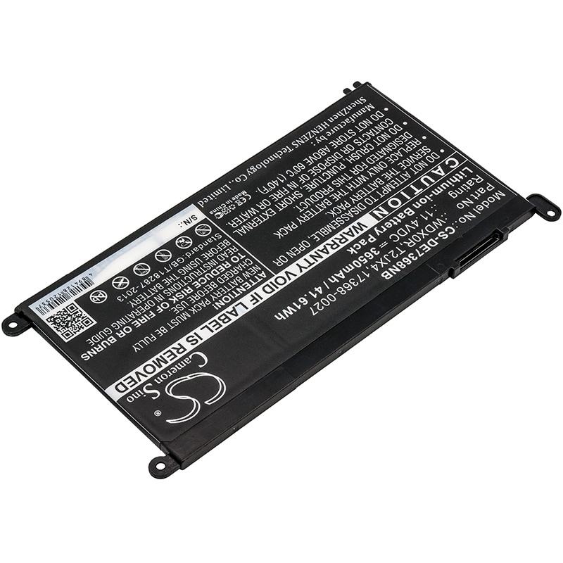 Batteri til bærbar PC for DELL INS 13MF PRO-D1508TS, Inspiron 13 7368 og andre.