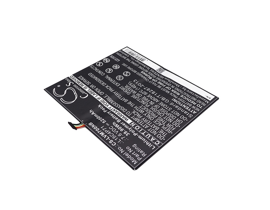 Batteri til bærbar PC for Lenovo MIIX 700, MIIX 700-12ISK og andre.