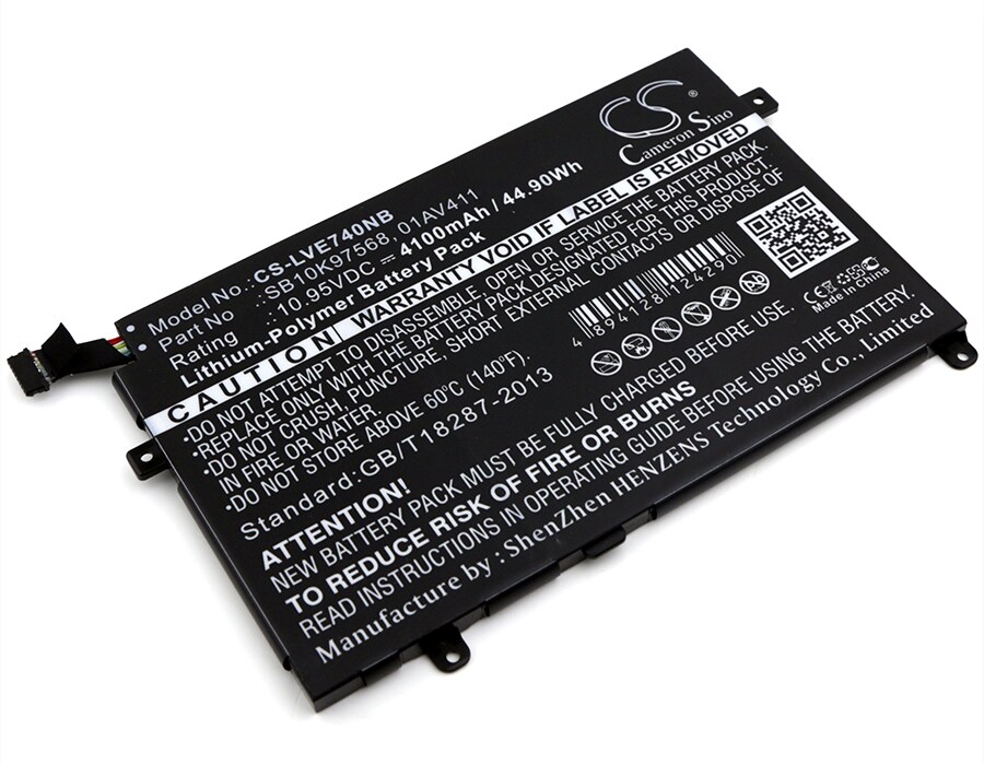 Batteri til bærbar PC for Lenovo Thinkpad E470, Thinkpad E470C og andre.