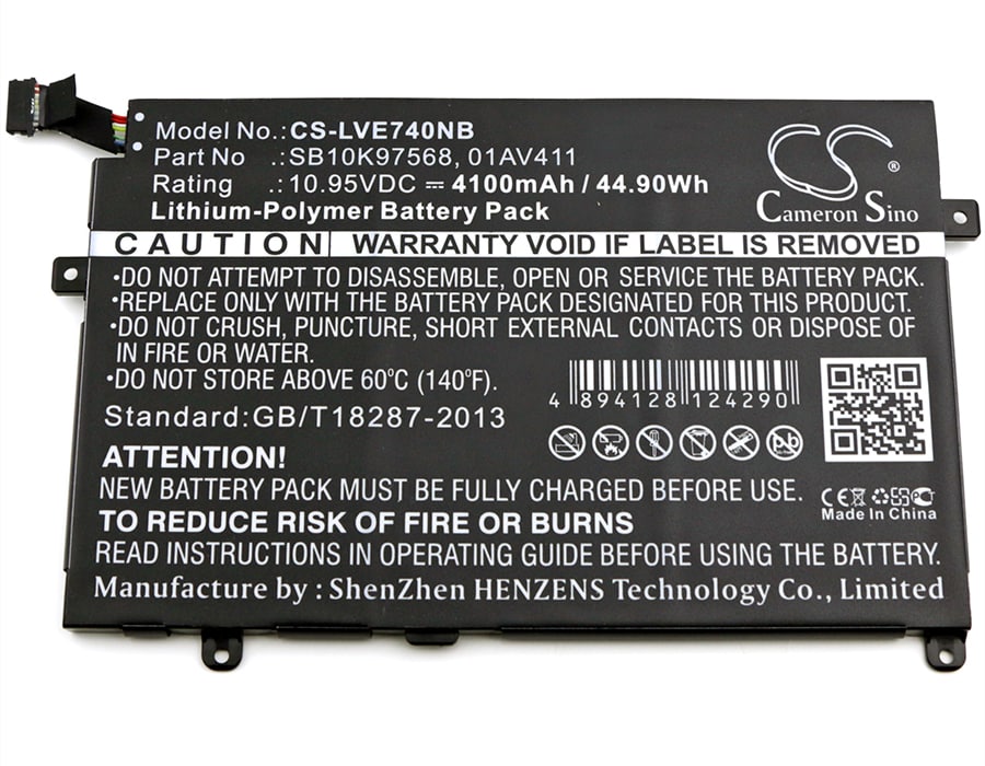 Batteri til bærbar PC for Lenovo Thinkpad E470, Thinkpad E470C og andre.