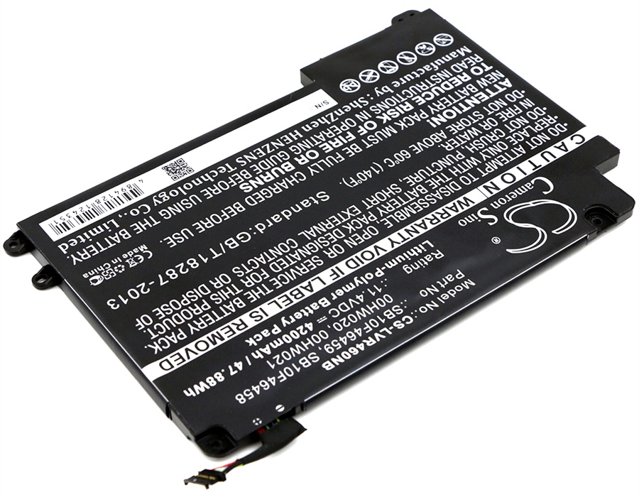 Batteri til bærbar PC for Lenovo ThinkPad Yoga 460 og andre.