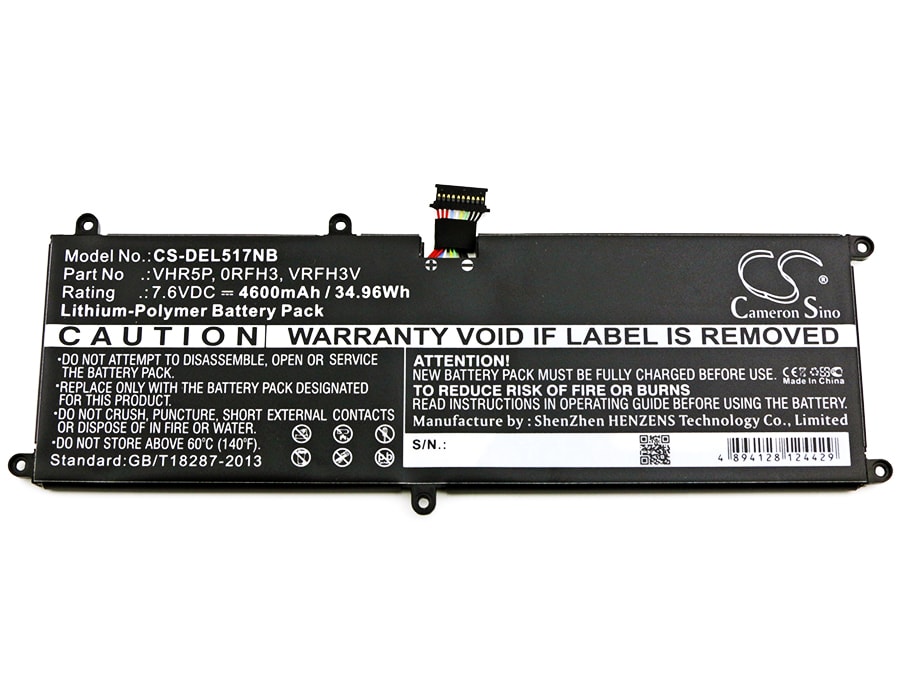 Batteri til bærbar PC for DELL Latitude 11 5175, Latitude 11 5179 og andre.
