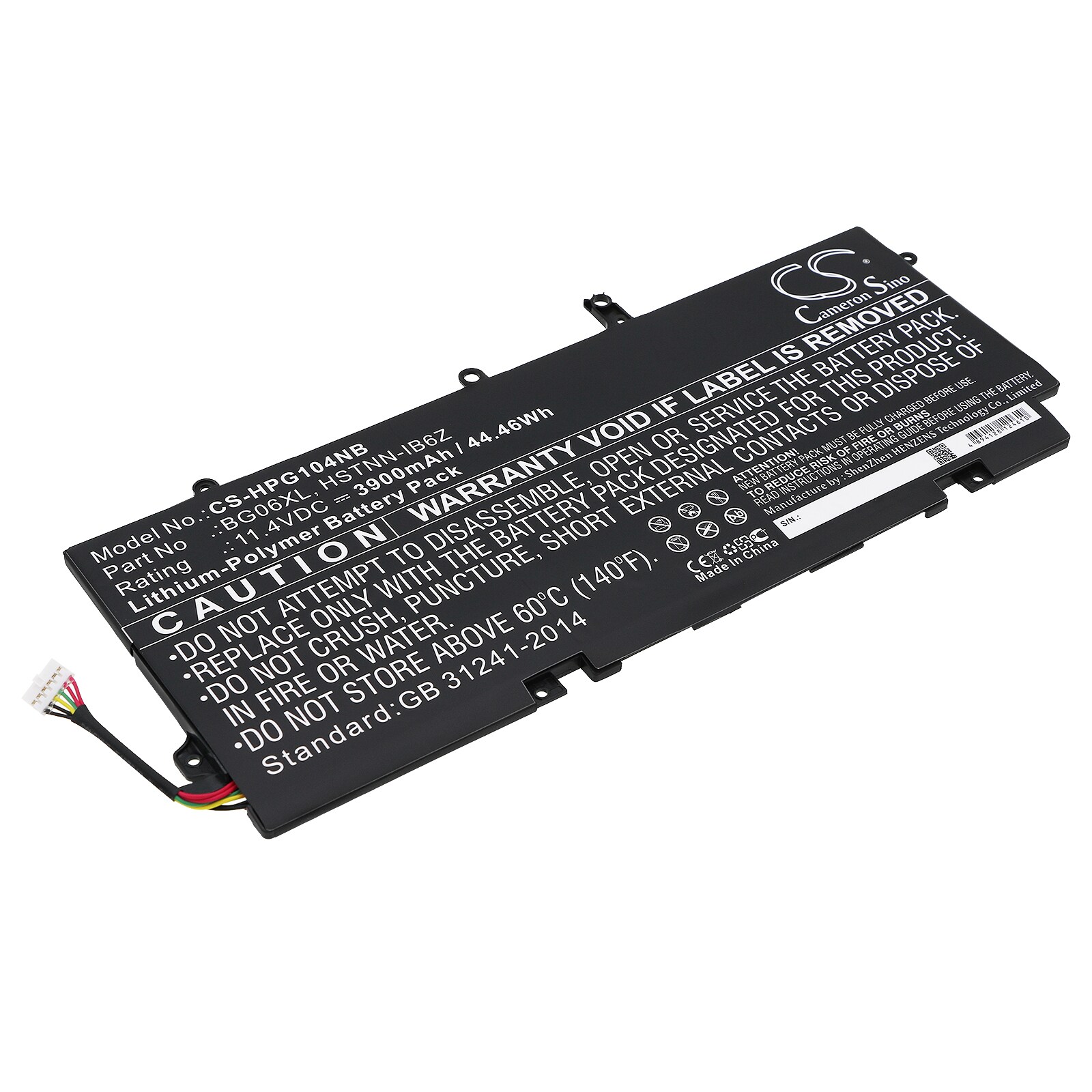 Batteri til bærbar PC for HP EliteBook 1040 G3, EliteBook 1040 G3-X1W94UP og andre.