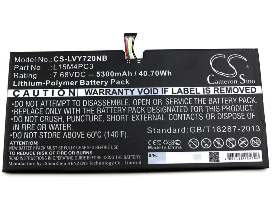 Batteri til bærbar PC for Lenovo Miix 5 Pro, IdeaPad Miix 720 og andre.