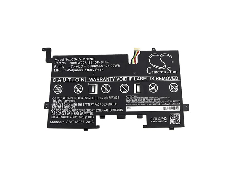 Batteri til bærbar PC for Lenovo ThinkPad Helix 2 Ultrabook Pro-tastatur