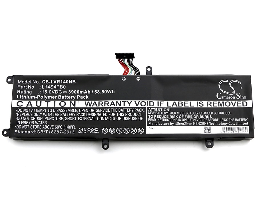 Batteri til bærbar PC for Lenovo Savers 14, Rescuer 15-ISK-I7 og andre.