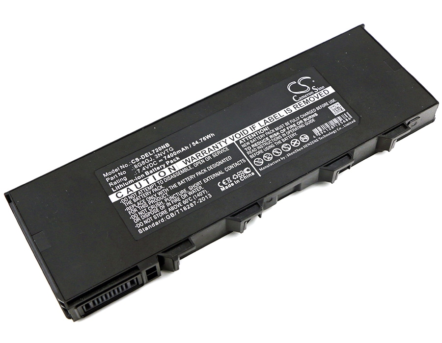 Batteri til bærbar PC for DELL Latitude 7204, Latitude 7214 Rugged Extreme og andre.
