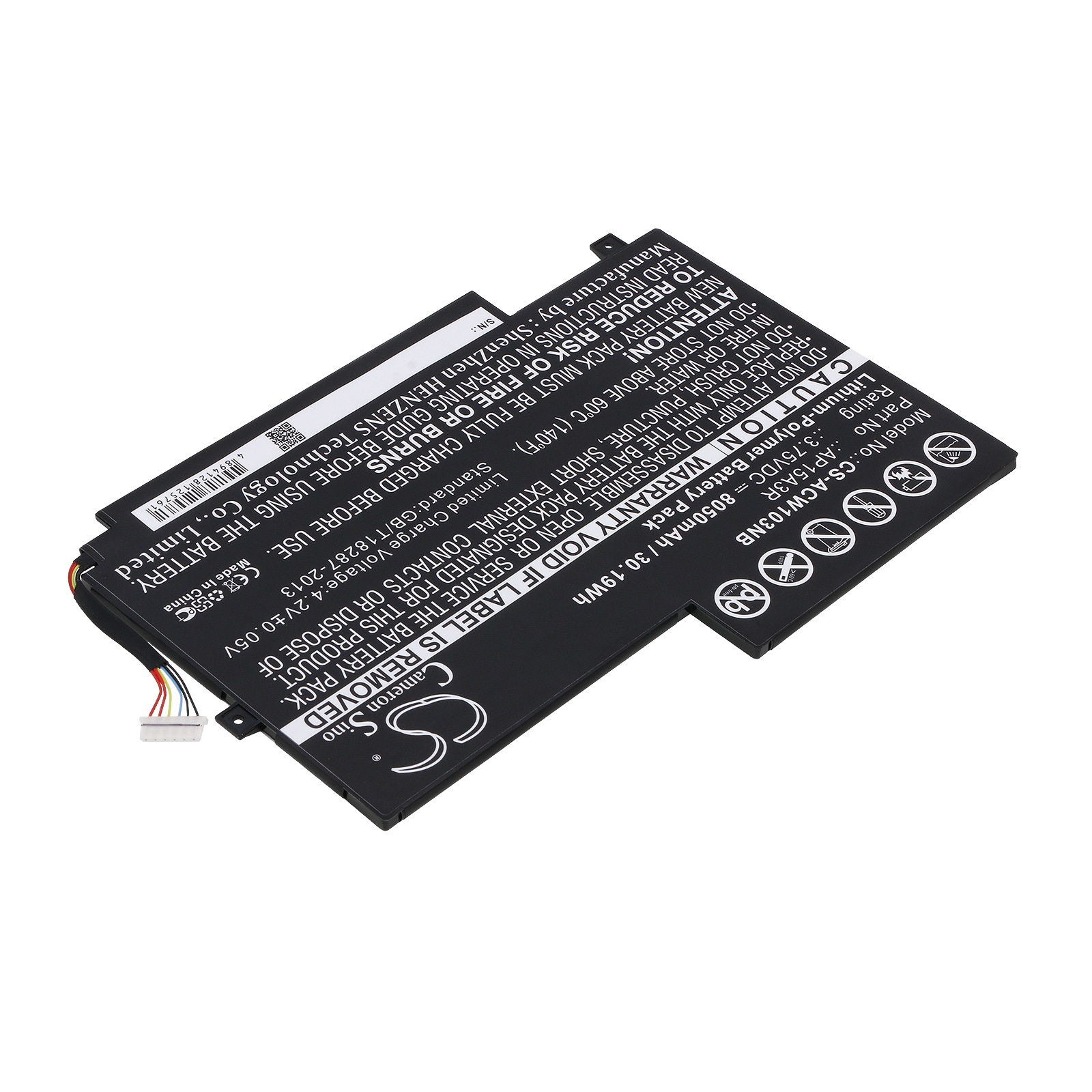 Batteri til bærbar PC for Acer Aspire Switch 10E, SW3-013, SW3-013-1566