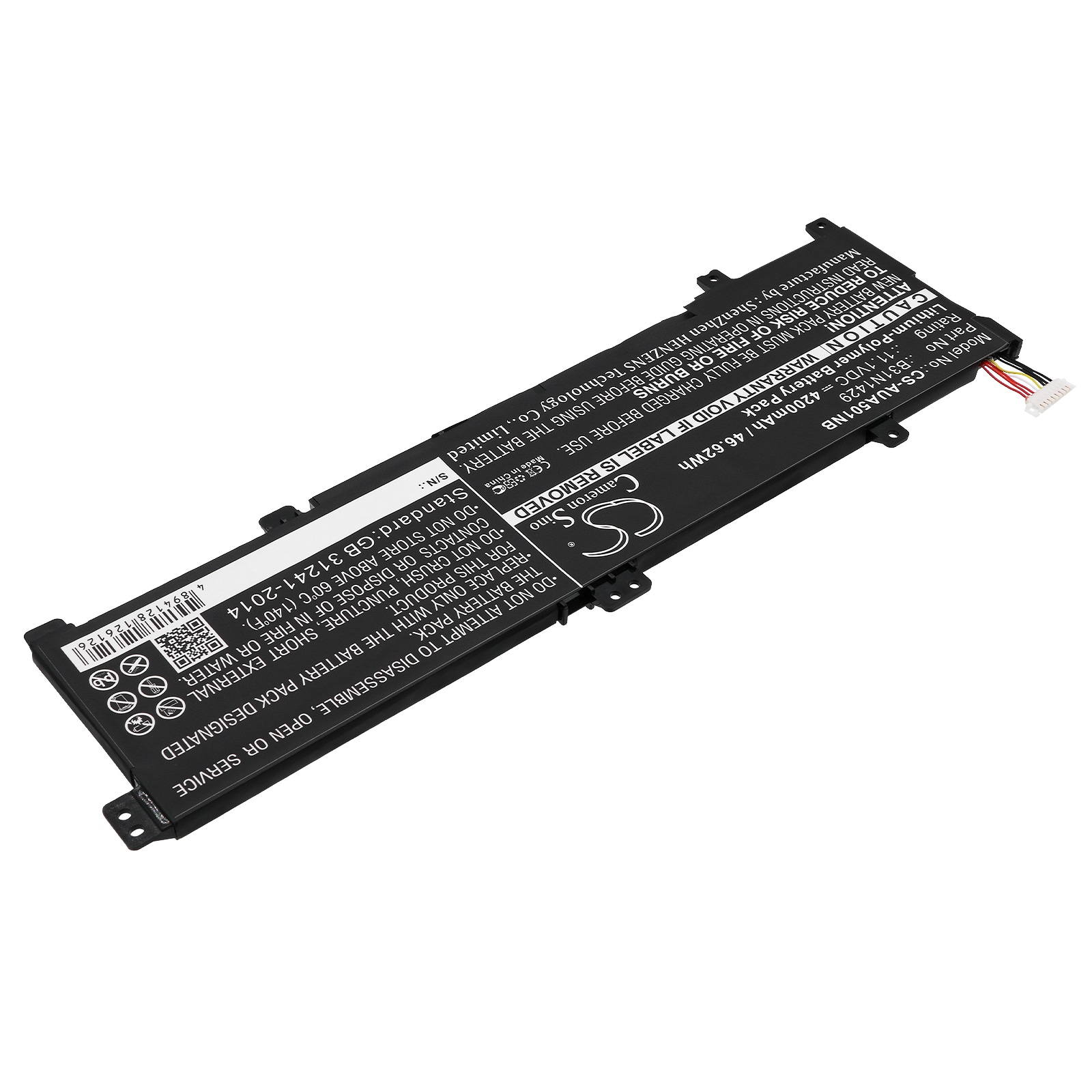 Batteri til bærbar PC for Asus Vivobook A501L, Vivobook A501LX og andre.