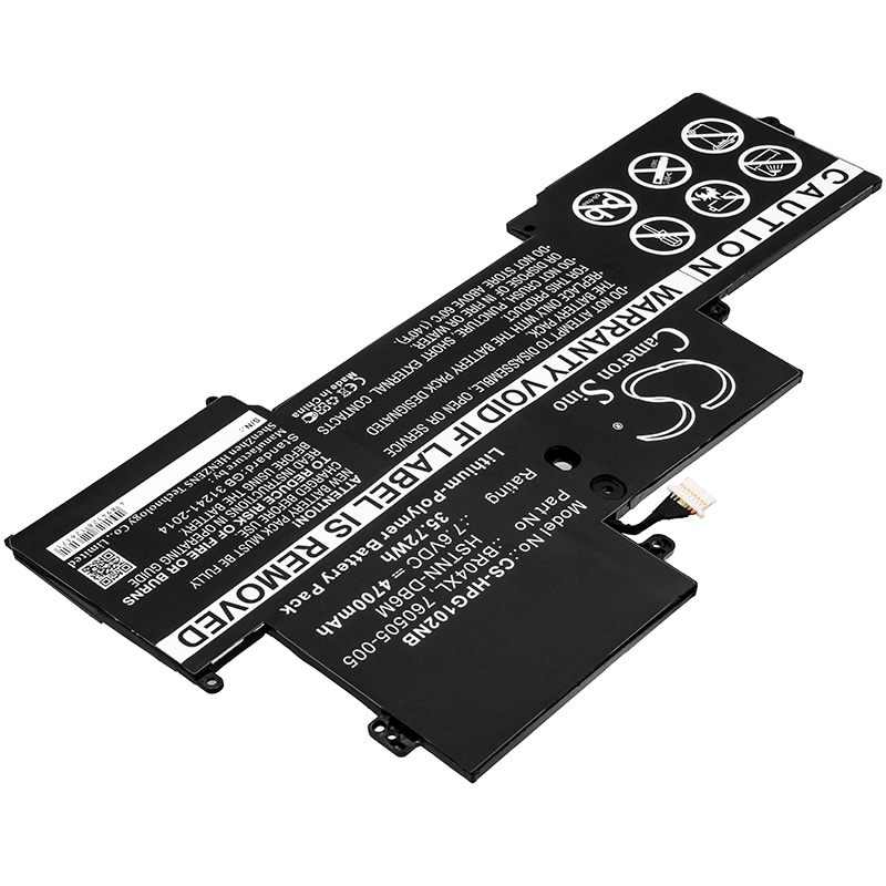 Batteri til bærbar PC for HP EliteBook Folio 1020 og andre