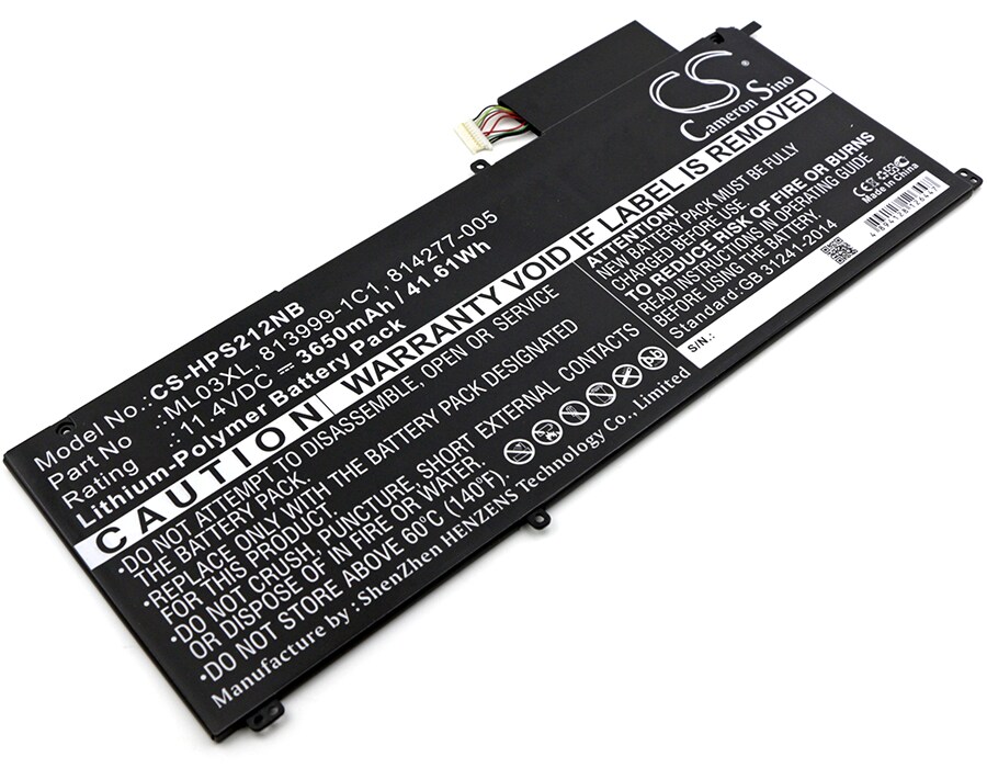 Batteri til bærbar PC for HP Spectre X2 12", Spectre X2 12-A001DX og andre