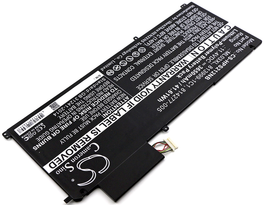 Batteri til bærbar PC for HP Spectre X2 12", Spectre X2 12-A001DX og andre