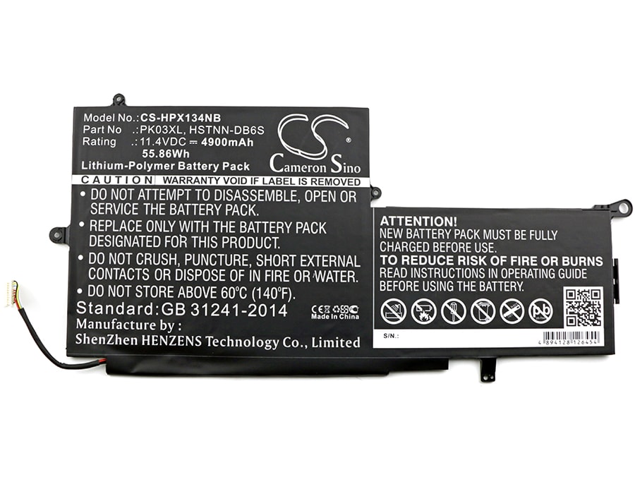 Batteri til bærbar PC for HP Spectre Pro X360, Spectre 13-4000 og andre