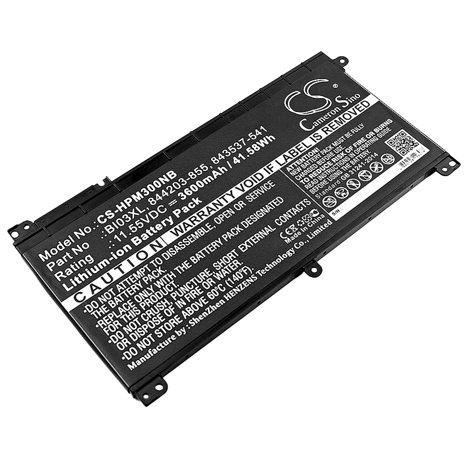Batteri til bærbar PC for HP Pavilion X360 13-U113TU, Pavilion M3-U og andre