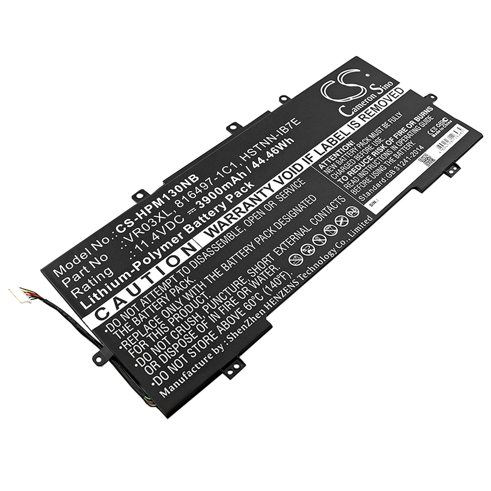 Batteri til bærbar PC for HP Pavilion 13-D, Pavilion 13-D023TU og andre