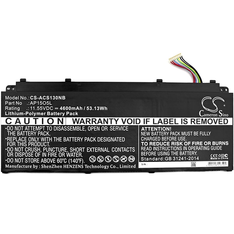 Batteri til bærbar PC for Acer Aspire S 13, Aspire S13 S5-371 og andre.