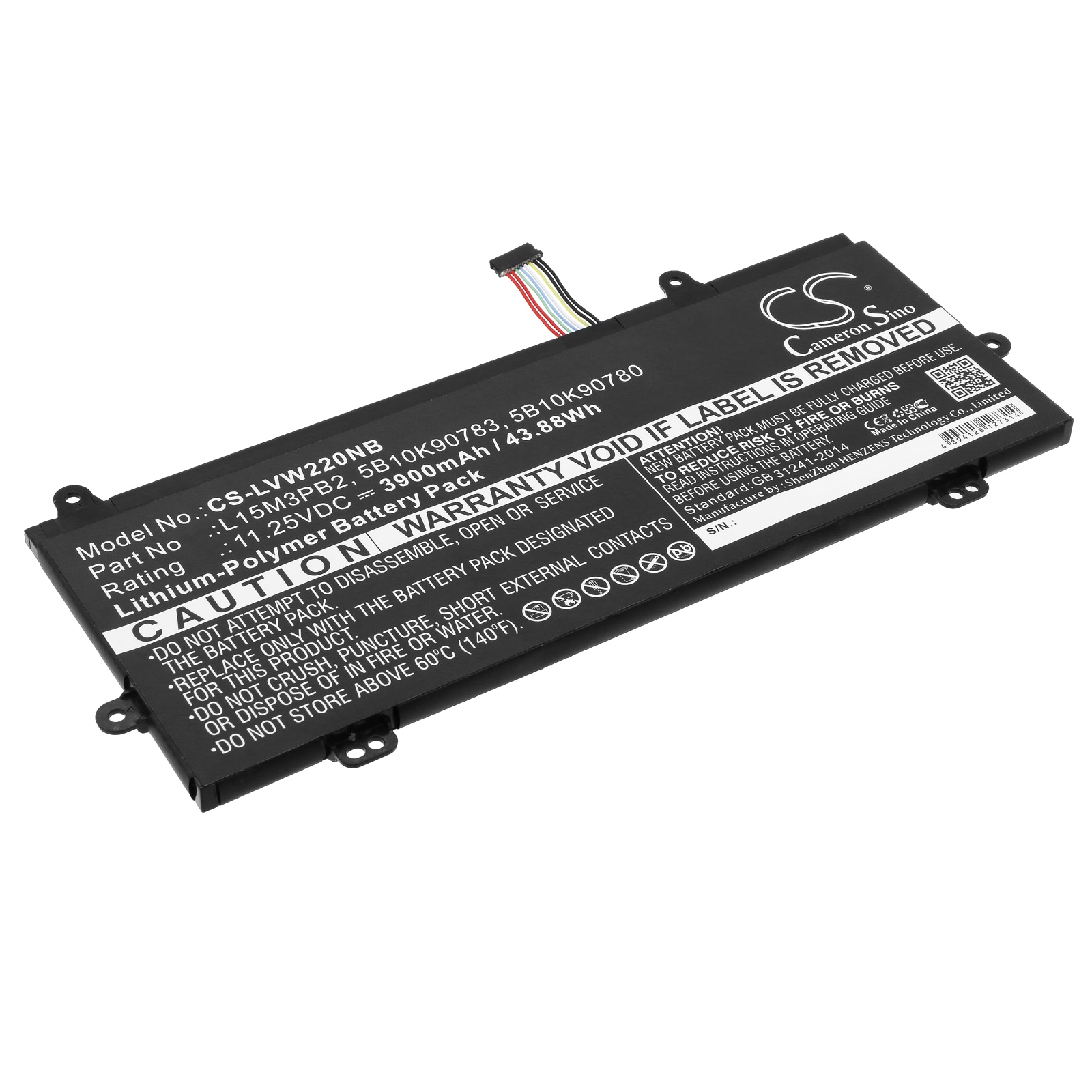 Batteri til bærbar PC for Lenovo N22 Winbook, 80SF0000US, iDeapad N22 og andre.