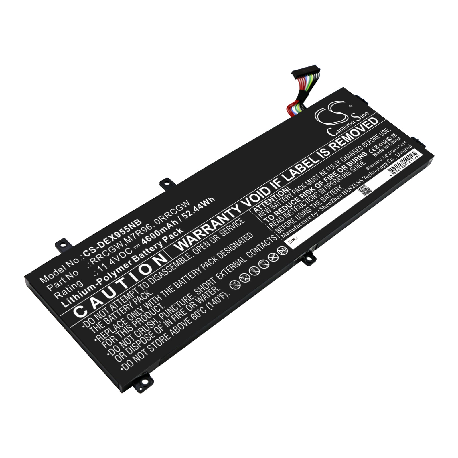Batteri til bærbar PC for DELL Precision 15 5510, Precision 15-5520 og andre.