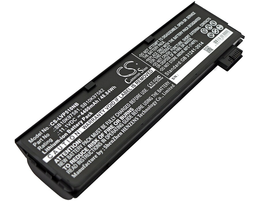 Batteri til bærbar PC for Lenovo Thinkpad P51S, Thinkpad T470, Thinkpad T570 og andre.