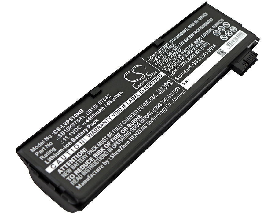 Batteri til bærbar PC, Lenovo ThinkPad P51S, ThinkPad T470 m.fl. / Laptopbatteri