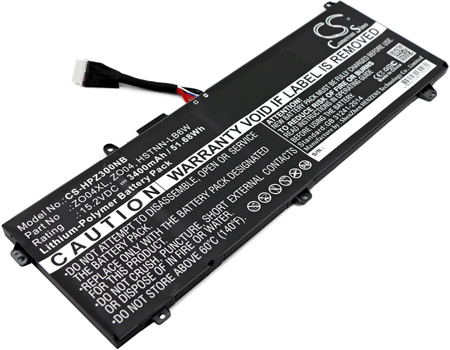 Batteri til bærbar PC for HP Zbook Studio G3, ZBook Studio G3 (T6E16UT) og andre.