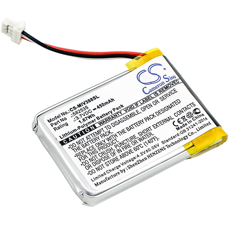 Dashcam-batteri for Mio Mivue 388, MIVUE 308, MIVUE 328 og andre.