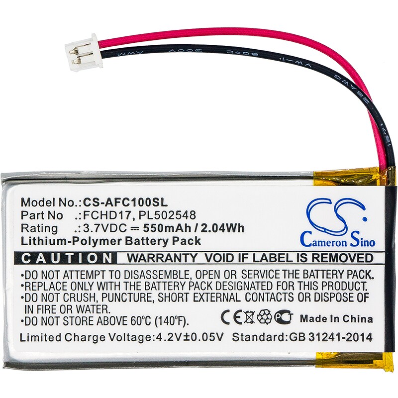 Batteri til kamera for ACME FlyCamOne HD, CarC, FlyCamOne 720p