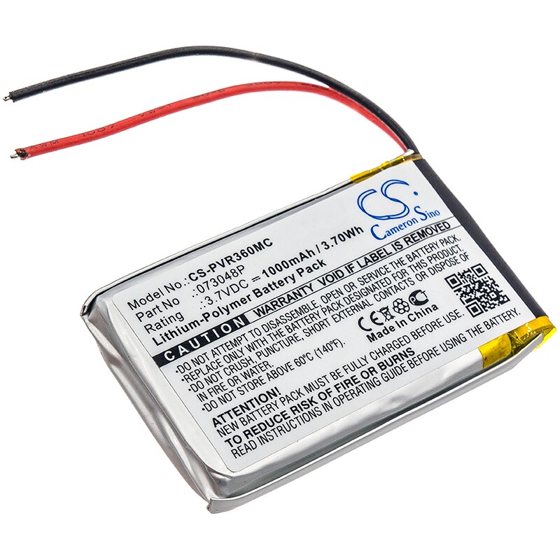 Batteri til kamera for Polaroid R360, R360-BLK01, 360 VR-kamera med dobbelt objektiv