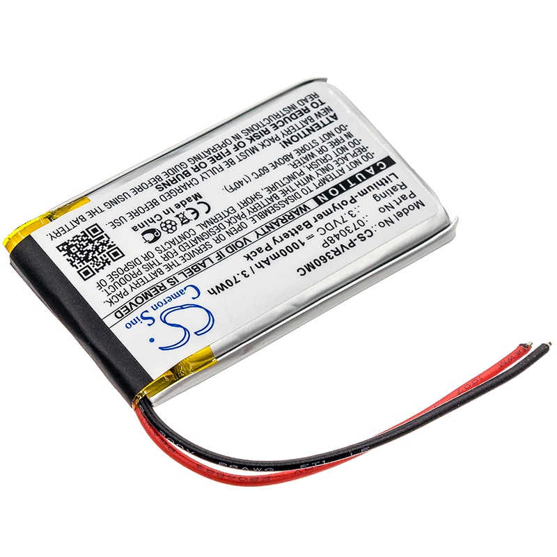 Batteri til kamera for Polaroid R360, R360-BLK01, 360 VR-kamera med dobbelt objektiv
