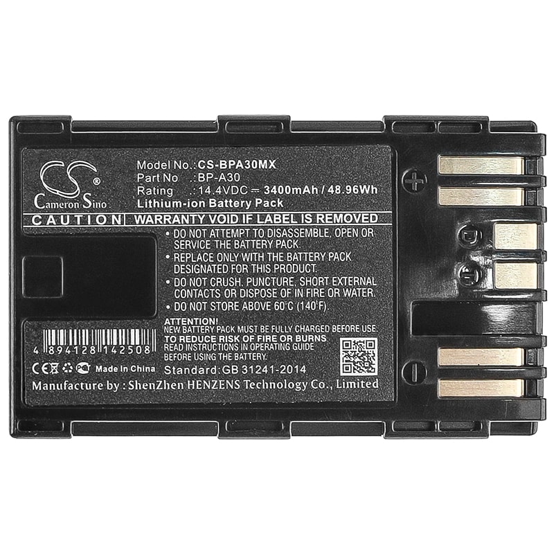 Batteri til kamera for Canon EOS C200, EOS C200 PL, EOS C200B og andre.