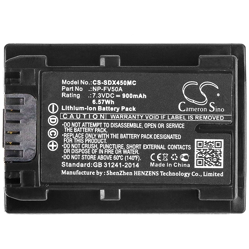Batteri til kamera for Sony FDR-AX40, FDR-AX45, FDR-AX60 osv.