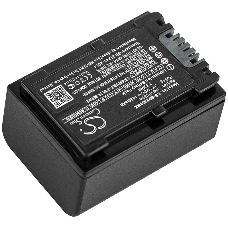 Batteri til kamera for Sony FDR-AX40, FDR-AX45, FDR-AX60 osv.