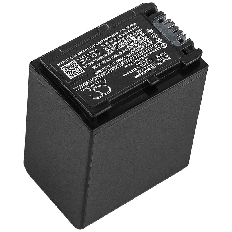 Batteri til kamera for Sony FDR-AX40, FDR-AX45, FDR-AX60 osv.