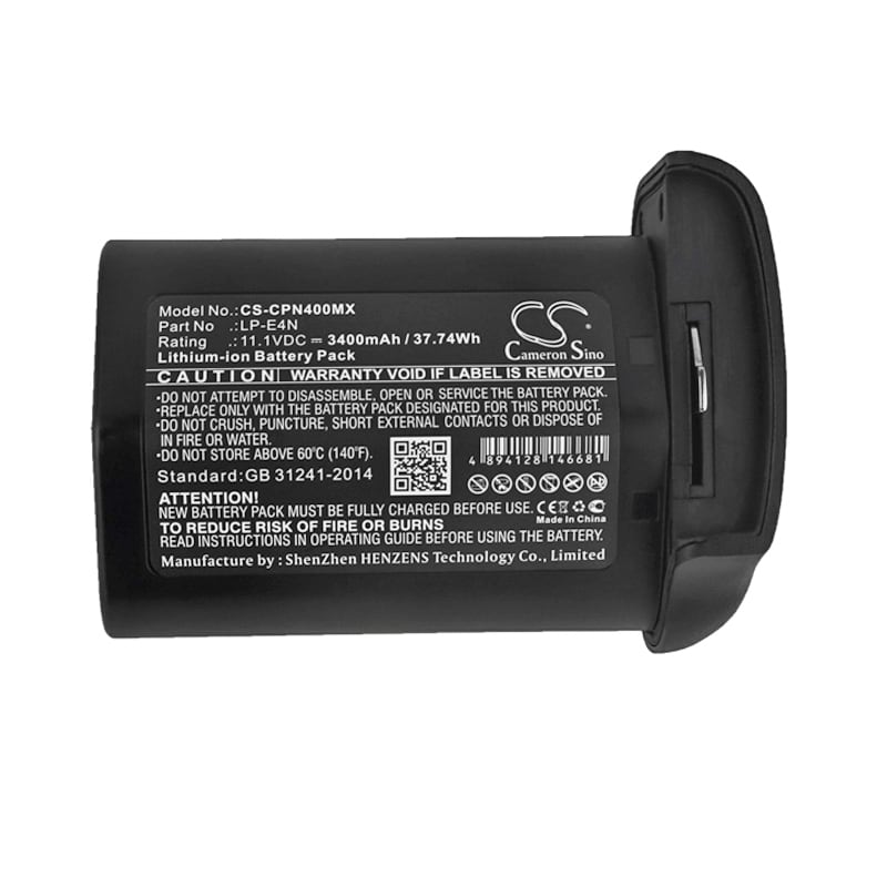 Batteri til kamera for Canon EOS-1D MarkIII, EOS-1D Mark IV, EOS-1Ds Mark III og andre.