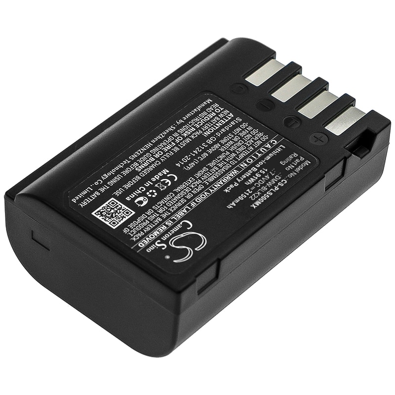 Batteri til kamera for Panasonic Lumix DC-S5, Lumix DC-S5K, Lumix GH5 og andre.
