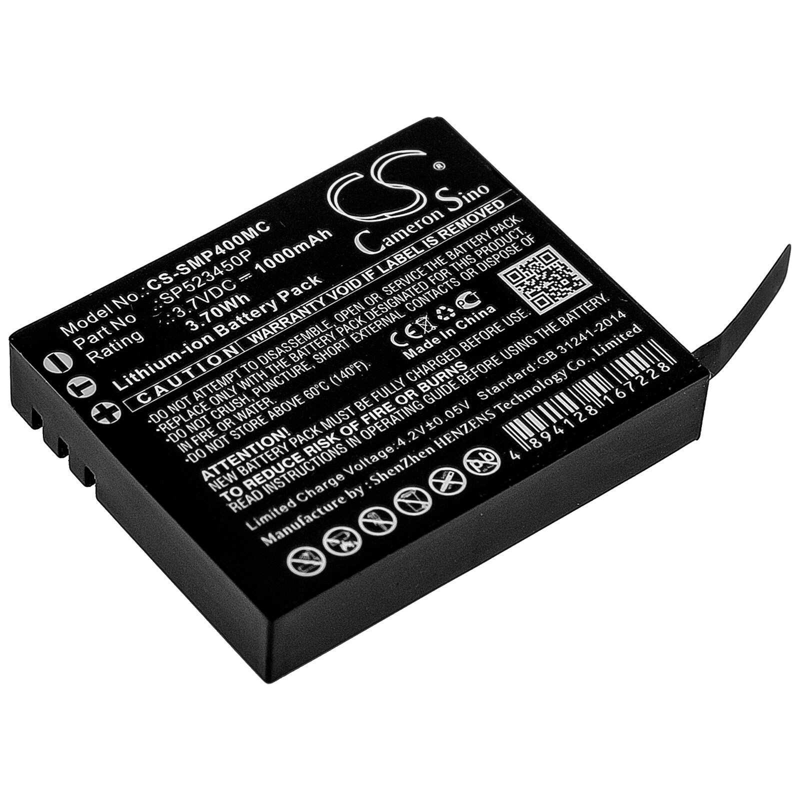 Batteri til kamera for Supremo 4k plus