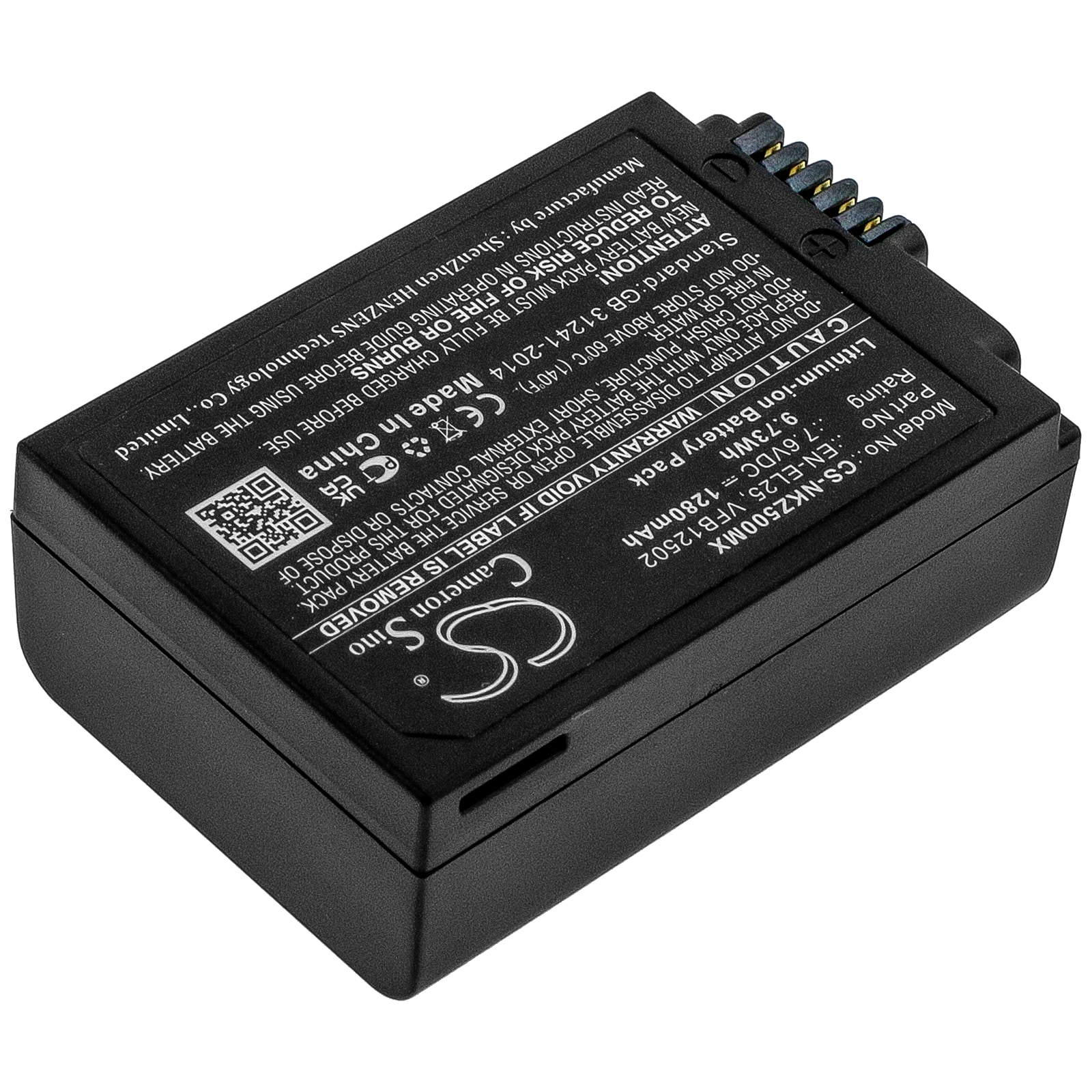 Batteri til Nikon Z50 / Z FC / Z30 – 1280 mAh Kompatibelt Erstatningsbatteri i Originalkvalitet