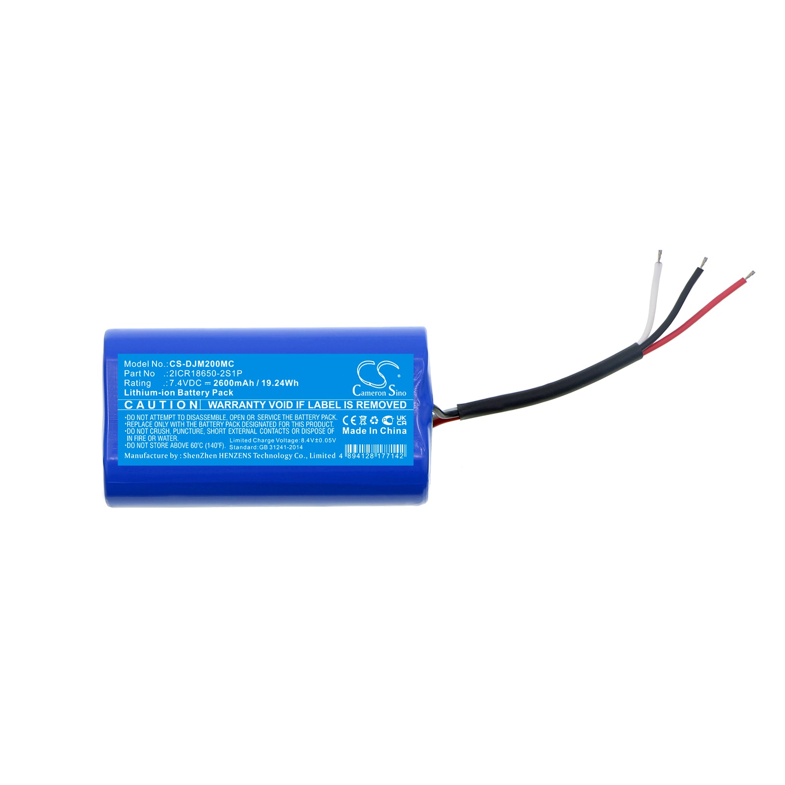Batteri til kamera for DJI Osmo Mobile 2, Mobile 3, Mobile 4 og andre.